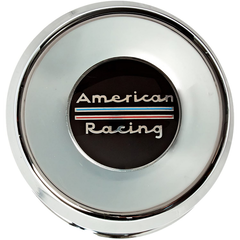 American Racing AR CAP 4.25'' CHROME PUSH THRU