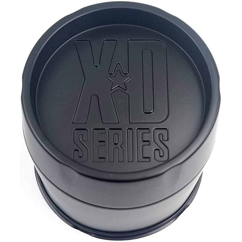 KMC 3.27" Push-Thru Satin Black Hub Cap