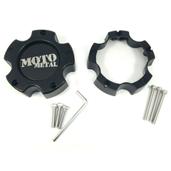 Moto Metal SATIN MTO CAP BLACK SMALL 5 LUG