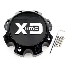 XDS Gloss Black Hub Cap For 8X6.5 (New Logo)