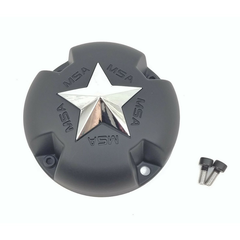 MSA Offroad Wheels Chrome MSA Star Bolton Chrome Star Center Cap - Gray