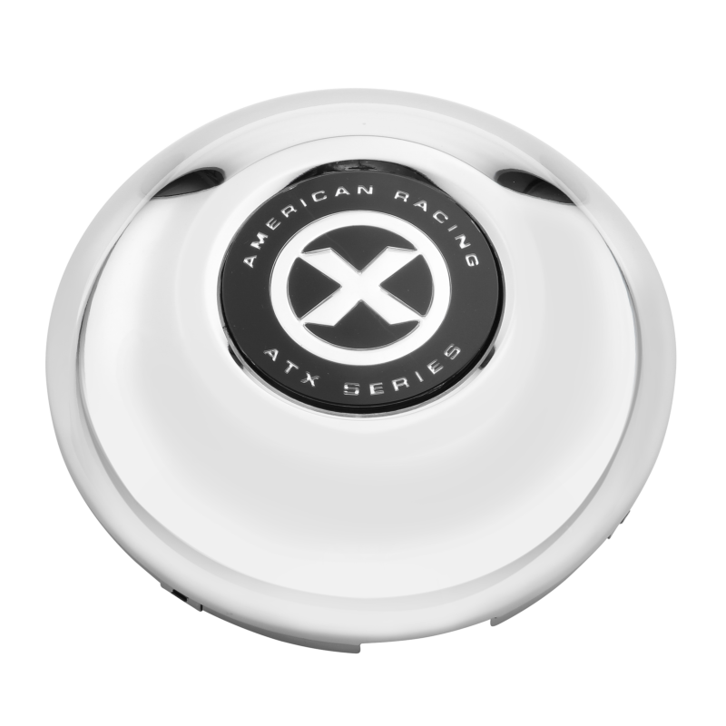 ATX Front Snap-In 4 Tab Cap Chrome