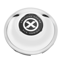 ATX Front Snap-In 4 Tab Cap Chrome