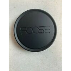 Foose 2.95" Matte Black Flat Hub Cap