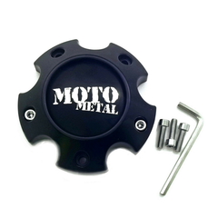 MOTO METAL Satin Black Hub Cap For 6X4.5/120