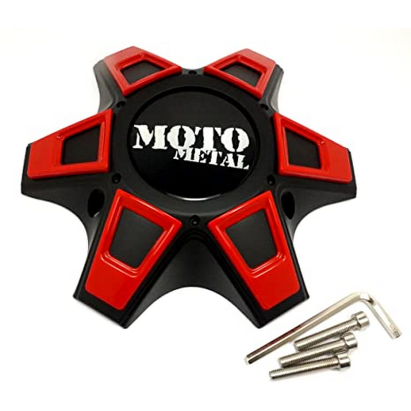 Moto Metal MO969 CAP 6 LUG - SATIN BLACK MOTO