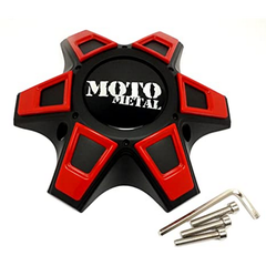 Moto Metal MO969 CAP 6 LUG - SATIN BLACK MOTO