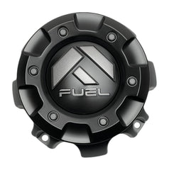 Fuel Cap Bolt-On Matte Black with Gloss Matte Titanium - 8X170 Hub Cap