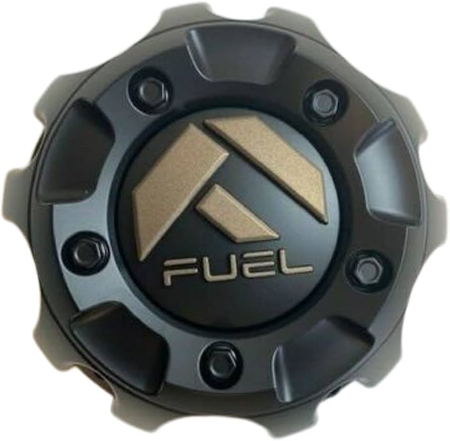Fuel 5X135/5X5.5 Matte Black with Bronze Logo Hub Cap