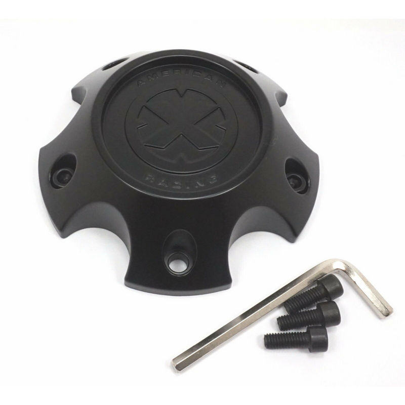 ATX Satin Black Hub Cap For 5X4.5/120/5 H32