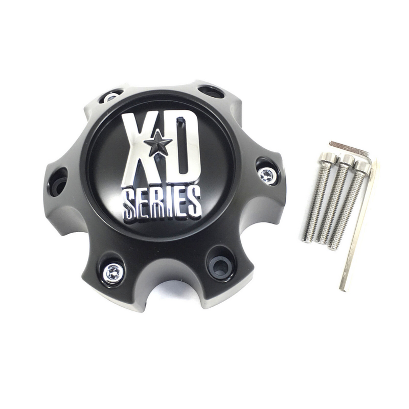 XDS M-Black Tall Wheel Center Cap - 6x4.5, H-64.6mm