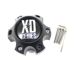 XDS M-Black Tall Wheel Center Cap - 6x4.5, H-64.6mm