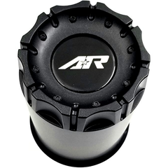 American Racing AR Cap 5.15'' Satin Black Push-Thru Long