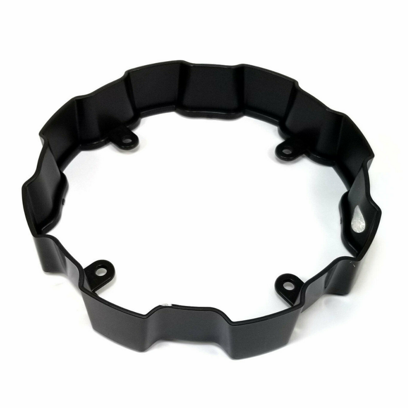 Fuel 8Lug Cap with Riser Gloss Black Hub Cap