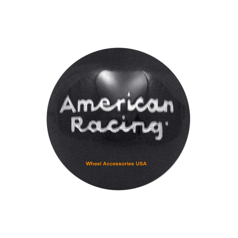 American Racing Gloss Black Aluminum Cap for VN472
