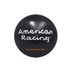 American Racing Gloss Black Aluminum Cap for VN472
