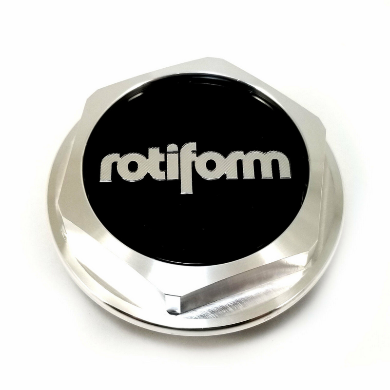 Rotiform Threaded RSE Cap With Rotiform Logo (No Clear Coat)