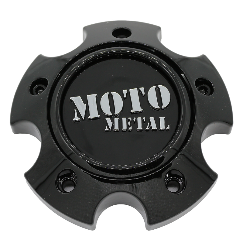 Moto Metal Gloss Black Hub Cap For 5X4.5/120/5 H34