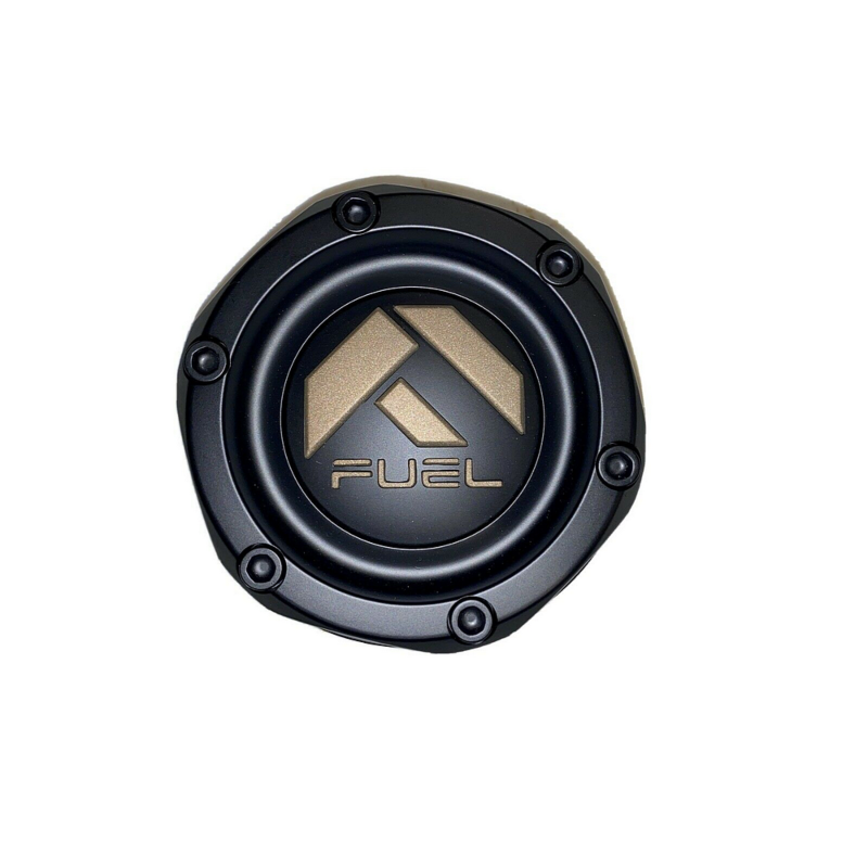 Fuel Snap-In Cap 80.6 OD Matte Black with Brushed Bronze