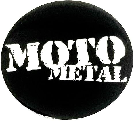 Moto Metal Gloss Moto Cap Logo 60.5mm Black
