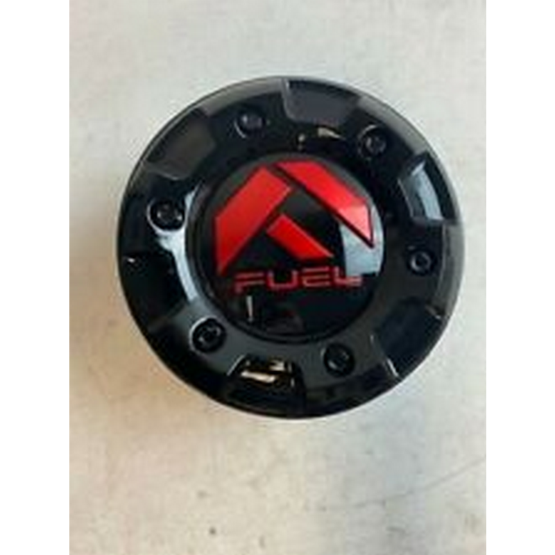 Fuel Top Section of Fuel Cap Gloss Black with Red Logo