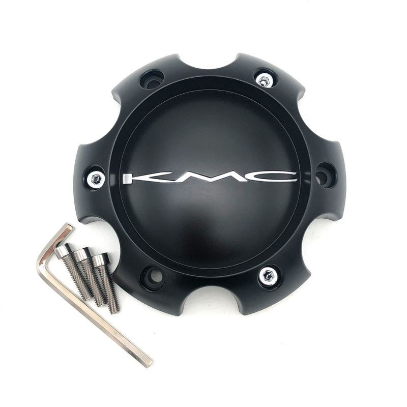 KMC Black Cap Style B for 6 Lug Applications