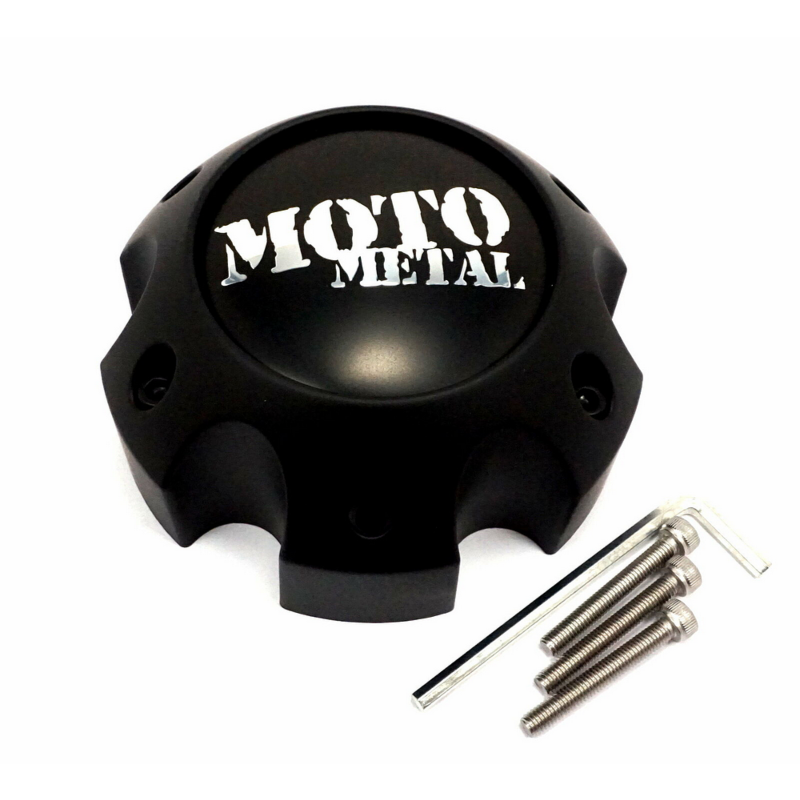 Moto Metal Satin Black Hub Cap For 6X5.5 (MO967/968)