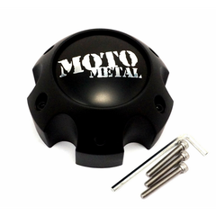 Moto Metal Satin Black Hub Cap For 6X5.5 (MO967/968)
