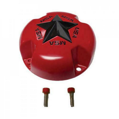MSA Offroad Wheels Black MSA Star Bolton Star Center Cap - Red