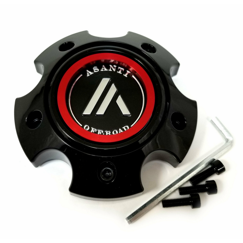 Asanti Offroad Gloss Black Hub Cap for 5X5 H34