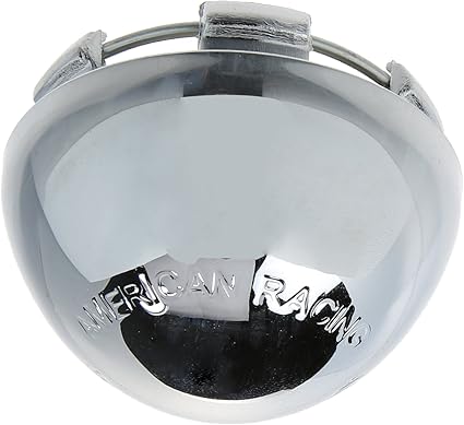 American Racing 2.42" Chrome Snap-In Dome Center Cap with AR Logo