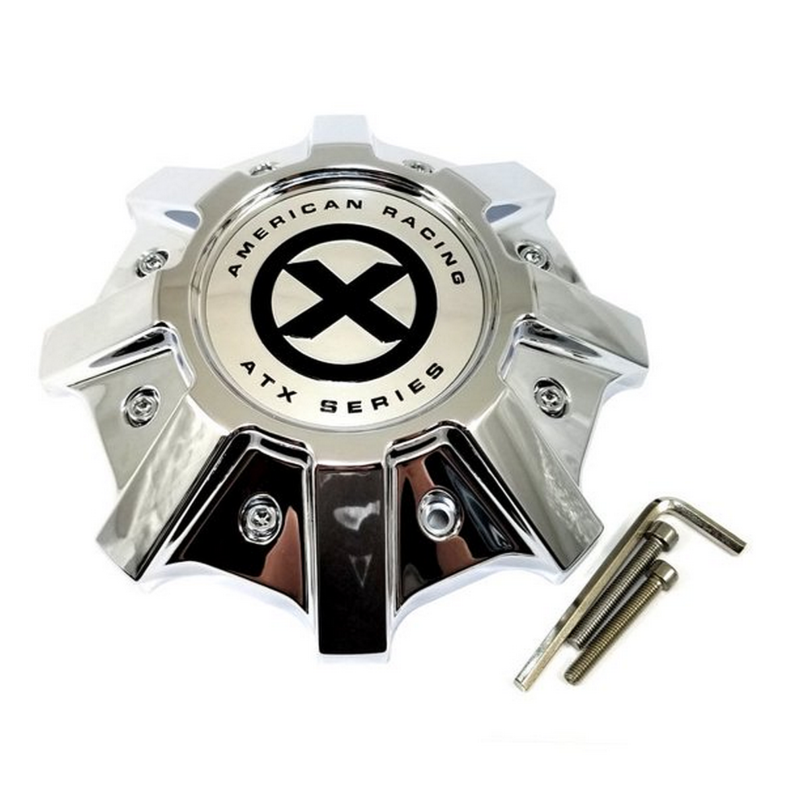 ATX Bolt-On Chrome Hub Cap