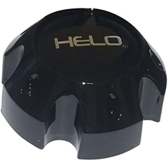 HELO Gloss Black Hub Cap For 5X5.5/150