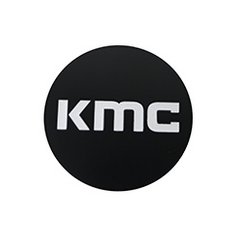 KMC 704 CAP SNAP IN - S-BLK WHITE LOGO KM