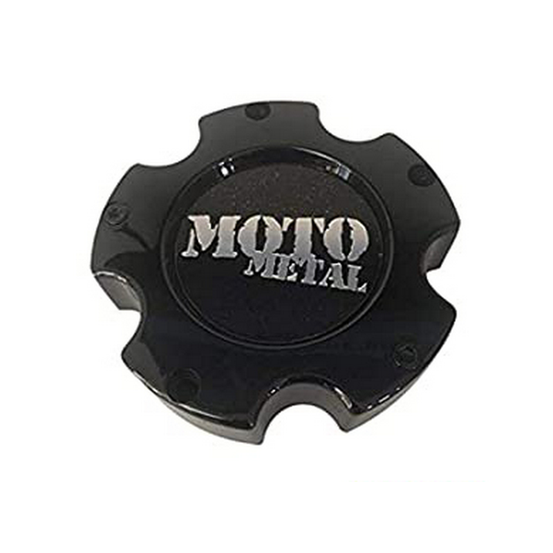 Moto Metal GLOSS MOTO METAL BLACK CAP LARGE 5 LUG