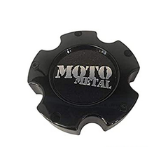 Moto Metal GLOSS MOTO METAL BLACK CAP LARGE 5 LUG
