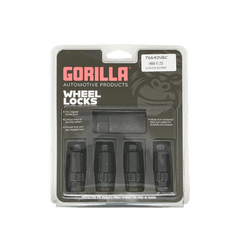 Gorilla Automotive GORILLA LOCK Duplex ACORN 14-1.50 Black CLAM