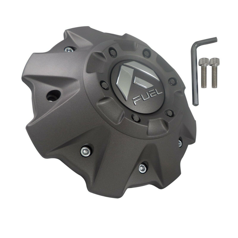 Fuel Gunmetal Covered Cap 5/6 Lug Hub Cap