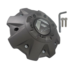Fuel Gunmetal Covered Cap 5/6 Lug Hub Cap