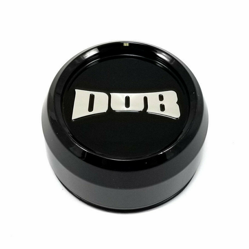 DUB Gloss Black Cap Tall (1.7") with Raised DUB Logo