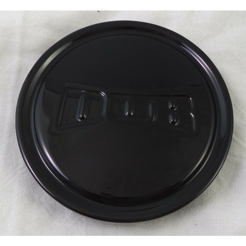 DUB Gloss Black Flat Cap with Raised DUB Logo