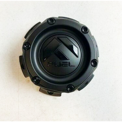 Fuel Matte Black with Gloss Black Bolt-On Hub Cap for 6X5.5