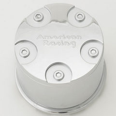 American Racing AR Cap 3.42" Chrome Snap-In 35/36/38BC