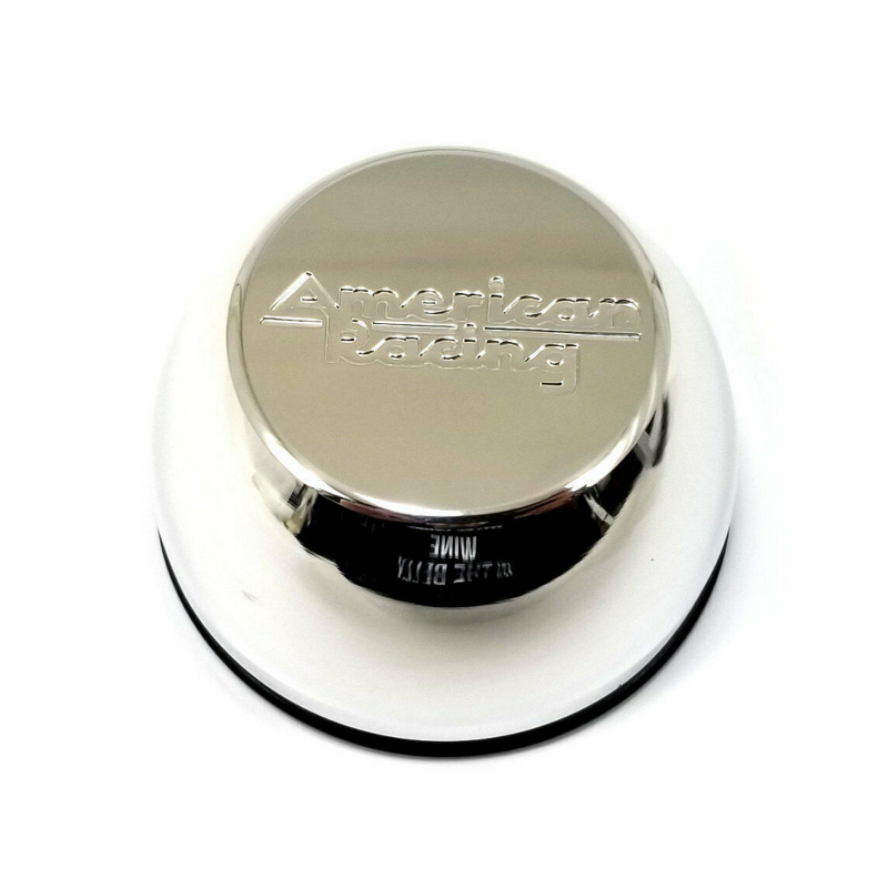 American Racing Snap-In Tall Aluminum/Polished Cap - All PCD
