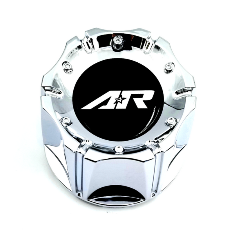 American Racing AR Cap 3.42" Chrome Snap-In Plastic