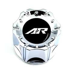 American Racing AR Cap 3.42" Chrome Snap-In Plastic
