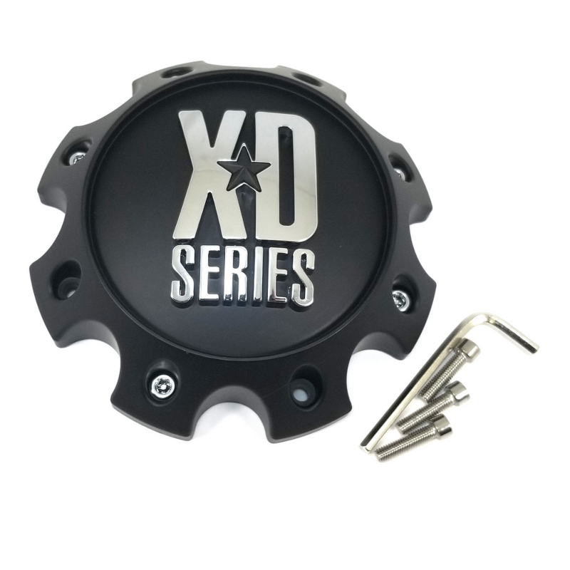 XDS Matte Black Short Wheel Center Cap - 8 Lug