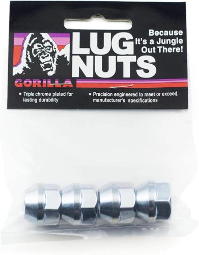 Gorilla Automotive Bulge OE Lug Nut 13/16" 14-1.50 Zinc Bag