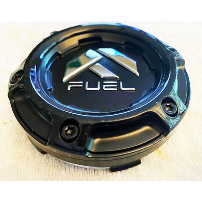 Fuel Snap-In Hub Cap Matte Black/Matte Black for Large Bore (3.94")