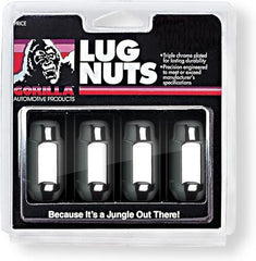 Gorilla Automotive Bulge XL Lug Nut 13/16" 14-2.00 Chrome Clam